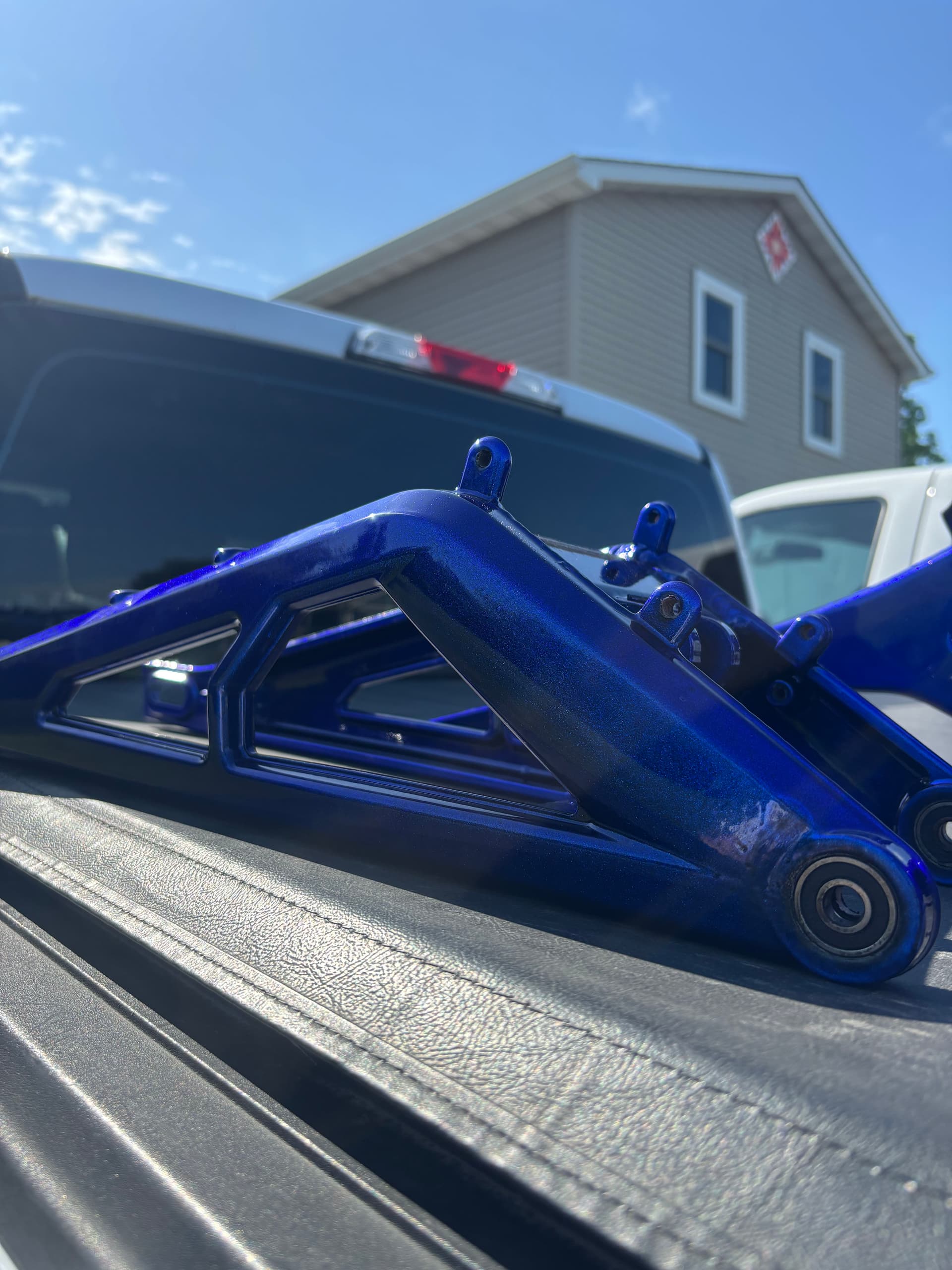 Gallery photos for Sonic Blast Blue Powder Coat on E Ride Pro Parts: Image #2