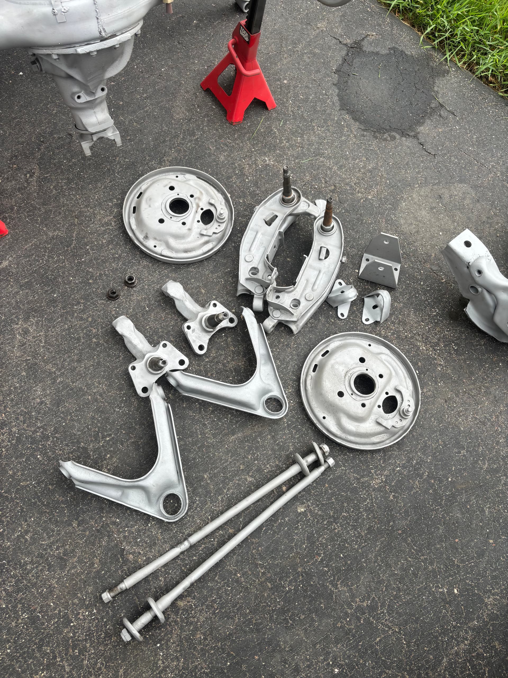 Gallery photos for Sandblasted Suspension and Axle Parts Ready for Restoration: Image #2