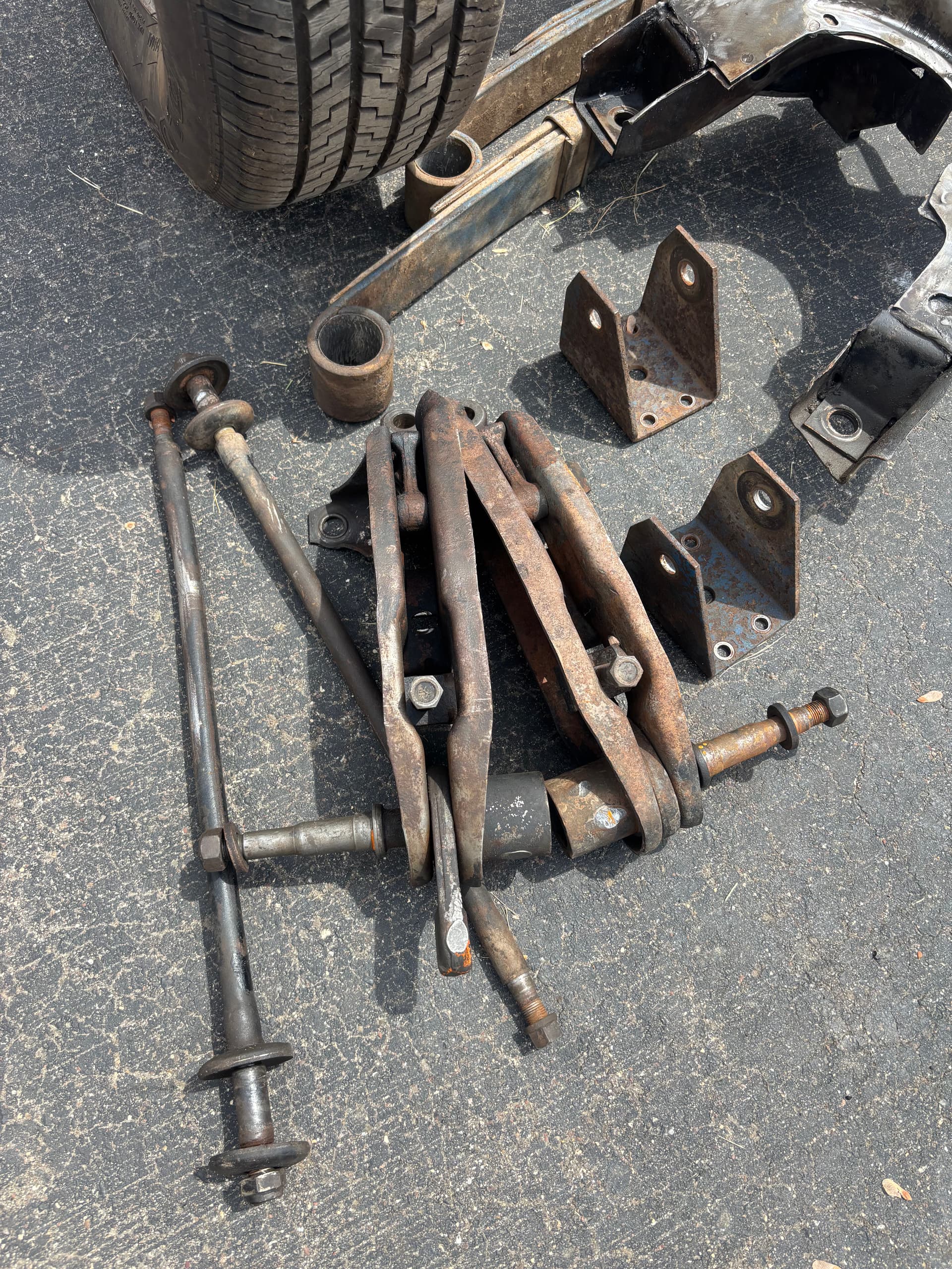 Gallery photos for Sandblasted Suspension and Axle Parts Ready for Restoration: Image #6