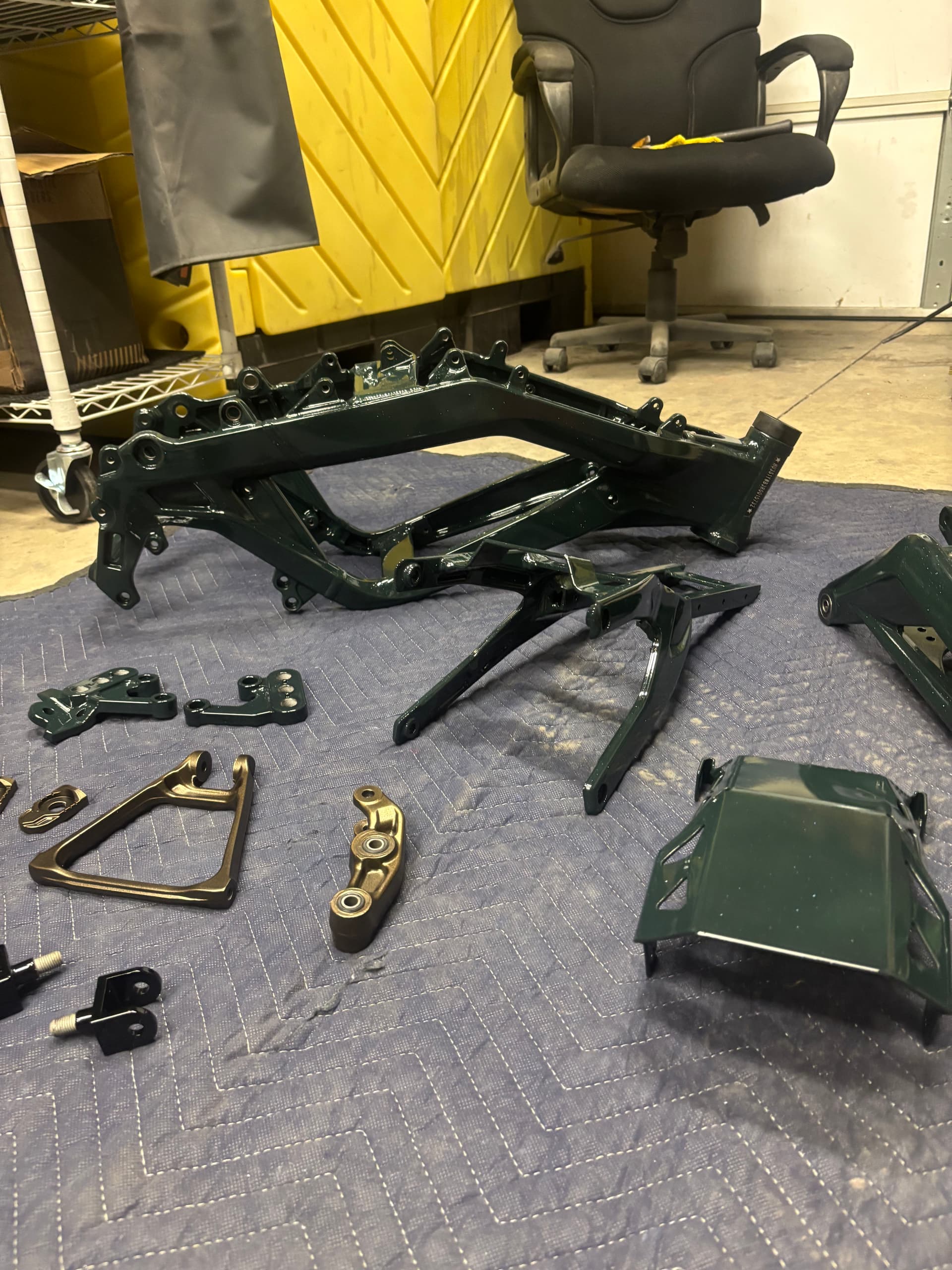 Revamped Surron with Sleek Powder Coating Finish